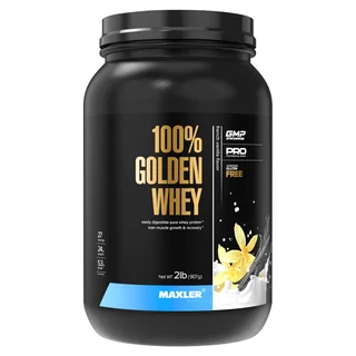 Протеин многокомпонентный 100% Golden Whey вкус Французская ваниль 907 гр Maxler