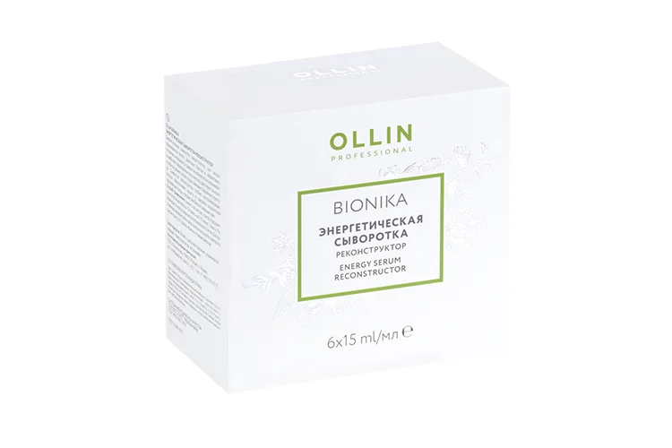 Сыворотка Ollin professional bionika энергетическая реконструктор 15 мл 6 шт