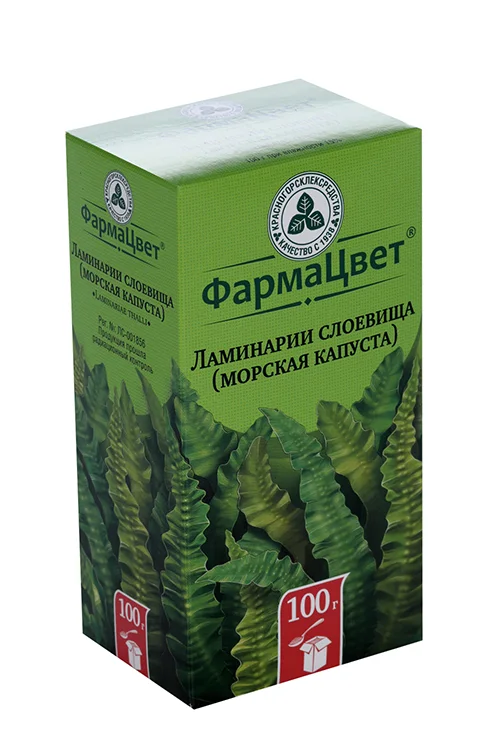 Ламинарии слоевища (Морская капуста) сырье 100 г