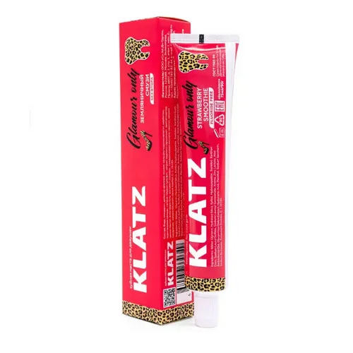 Набор Klatz Glamour Only для девушек зубная паста 2 шт+зубная щетка средняя