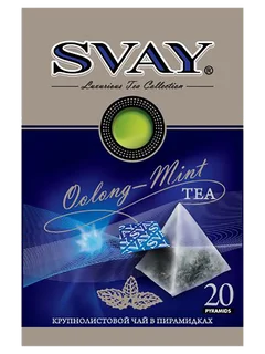Чай Улун с листьями мяты (Oolong-Mint), 20*2,0 г, Svay