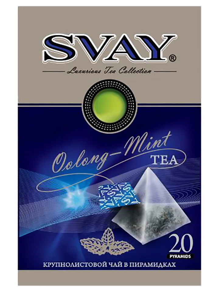 Чай Улун с листьями мяты (Oolong-Mint), 20*2,0 г, Svay