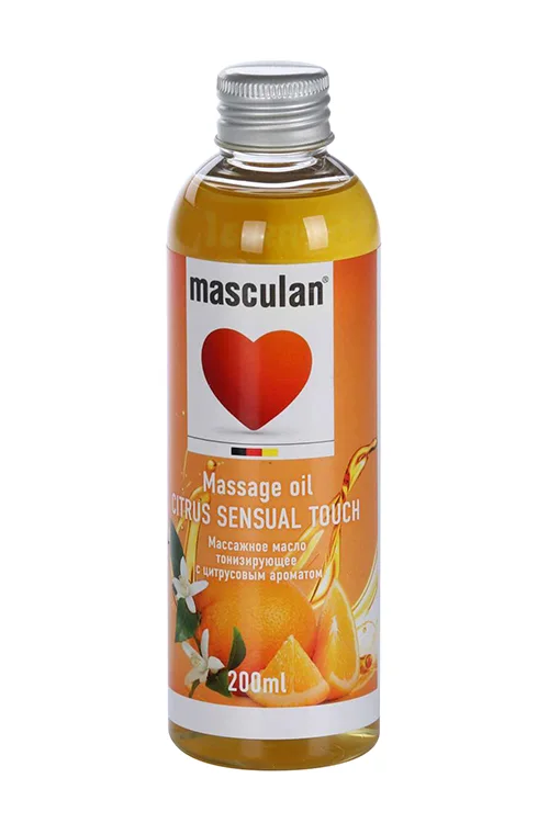 Масло массажное Masculan тонизирующее с цитрусовым ароматом 200 мл