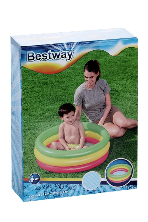 Бассейн надувной Радуга 70×24 см от 2 лет 51128 Bestway