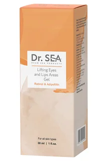 Гель-лифтинг для зоны вокруг глаз и губ Dr. Sea с ретинолом и адипофиллином 30 мл
