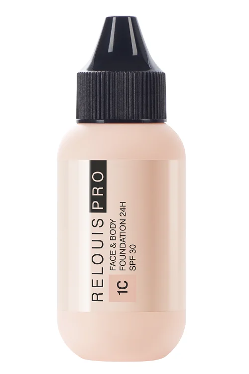 Крем тональный Face&Body Foundation 24H SPF30 Relouis тон:1С светлый холодный 30 мл