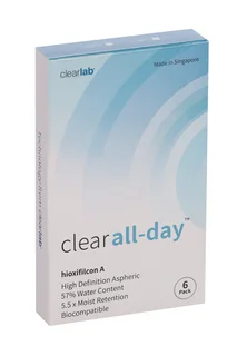 Линзы Clearlab Clear all-day контактные R 8,6 (диоптрия -3,5) 6 шт