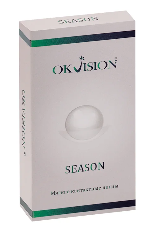 Линзы Okvision Season контактные мягкие D -3,75 R 8,6/1 4,0 2 шт