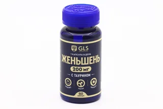 Женьшень 200 мг 60 шт капсулы