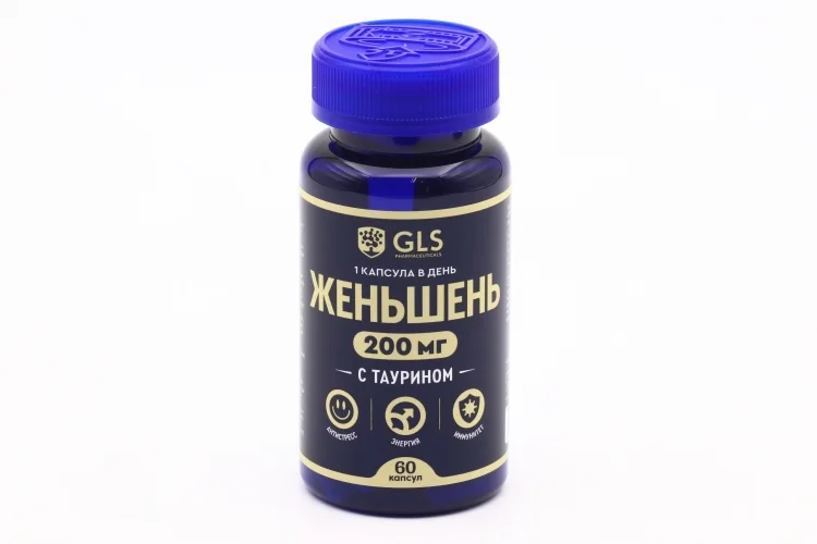 Женьшень 200 мг 60 шт капсулы