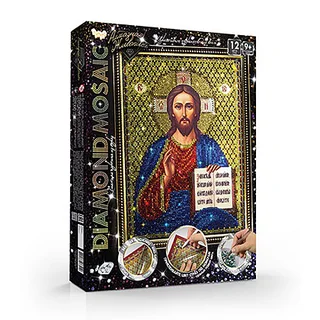 Набор креативного творчества Danko Toys Diamond Mosaic Иисус Христос малый