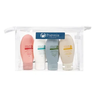 Набор Pogonia для путешествий travel kit (шампунь кондиционер гель лосьон) 4 * 50 ml