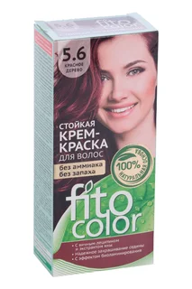 Крем-краска для волос серии Fitocolor тон 5.6 красное дерево 115 мл