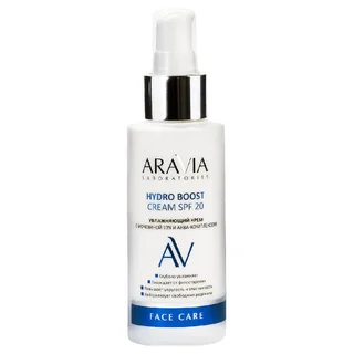 "Aravia Laboratories" Увлажняющий крем с мочевиной 10% и аква-комплексом Hydro Boost Cream SPF 20 100 мл