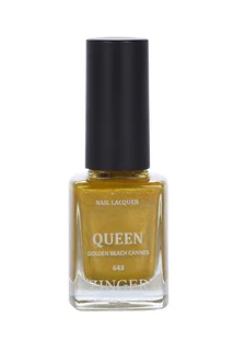 Лак Zinger Queen для ногтей темное золото 12 мл (643)
