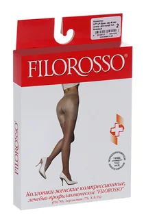 Колготки Filorosso Lift Up компресс лечеб-профилакт 40 den 1 класс бежевый р 2