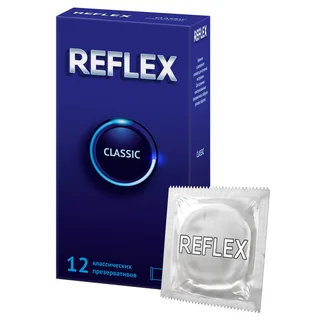 Презервативы из натурального латекса reflex classic в смазке n12