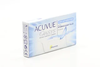 Контактные линзы Acuvue Oasys for Astigmatism 6 линз R 8.6 D -4.00 CYL -0.75 AX 180