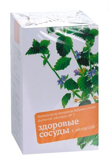 Фиточай Алтай №7 здоровые сосуды с мелиссой 2 гр 30 шт