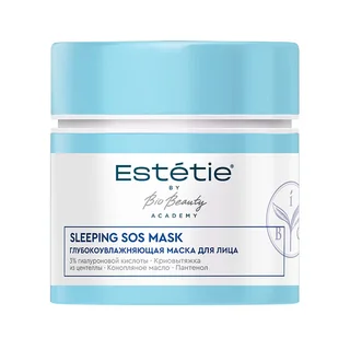 Маска Estétie Sleeping SOS глубокоувлажняющая для лица, 45 мл