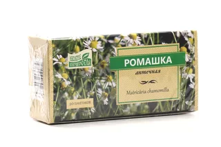 Ромашка аптечная цветки Наследие природы 1 гр 20 шт сырье растительное