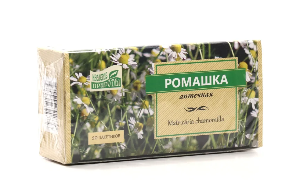 Ромашка аптечная цветки Наследие природы 1 гр 20 шт сырье растительное