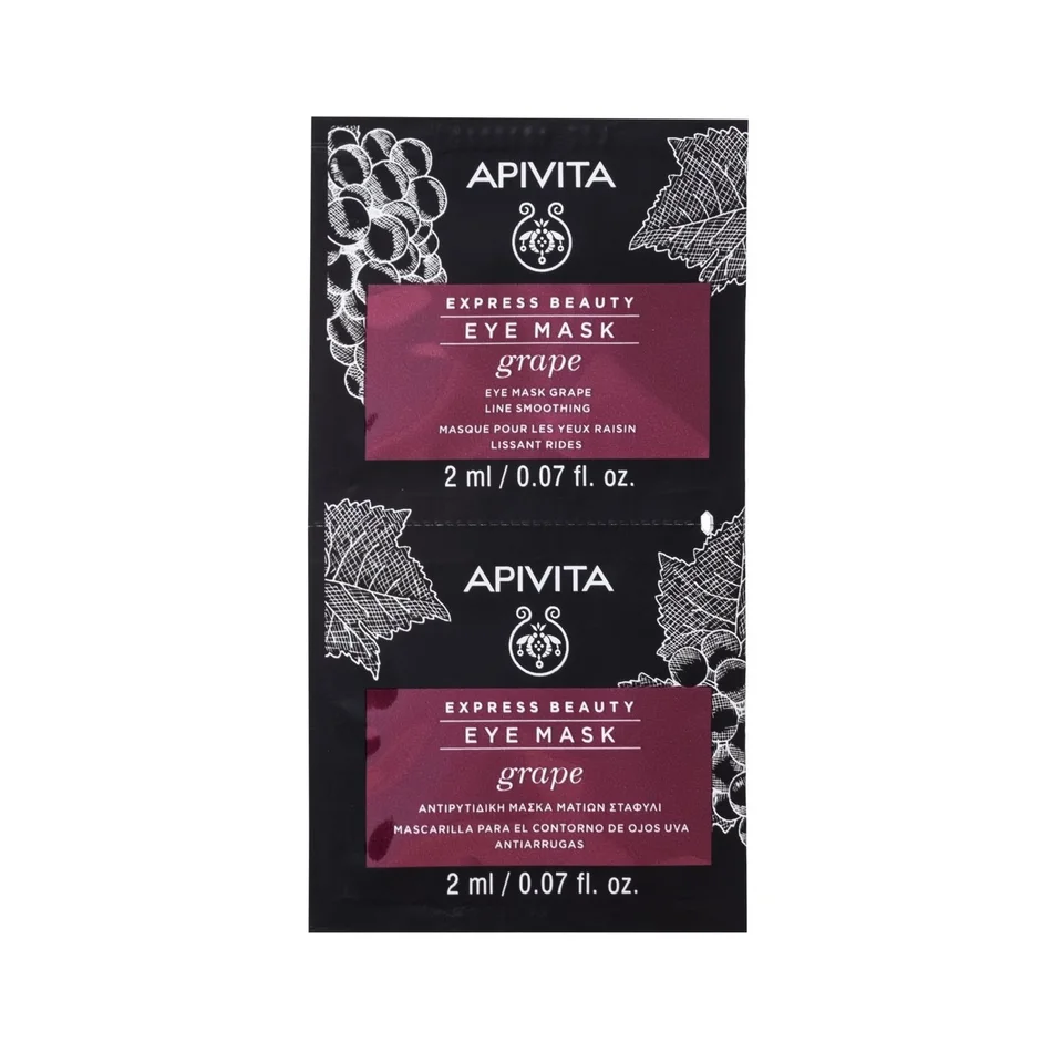 Апивита маска для кожи вокруг глаз антивозрастная с Виноградом саше 2×2 мл