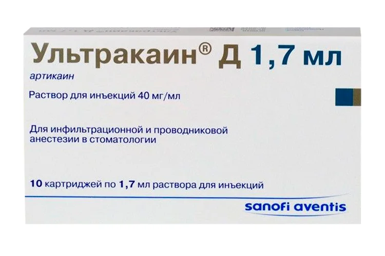 Ультракаин Д раствор 40 мг / мл 10 шт