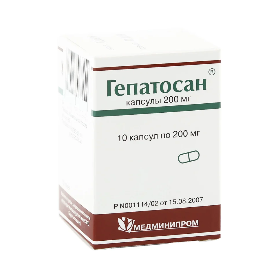 Гепатосан капсулы 0,2 гр 10 шт капсулы 0.2 г 10 шт