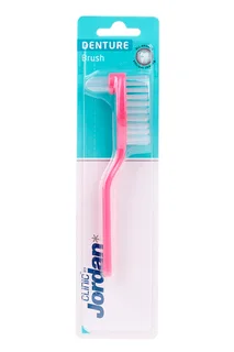 Зубная щетка Jordan Clinic Denture Brush двусторонняя для чистки протезов