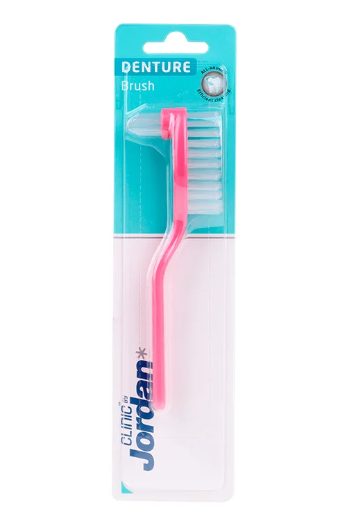 Зубная щетка Jordan Clinic Denture Brush двусторонняя для чистки протезов