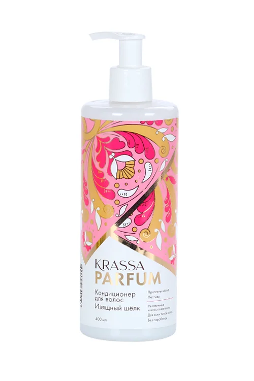 Кондиционер Krassa Parfum Изящный шелк для волос 400 мл