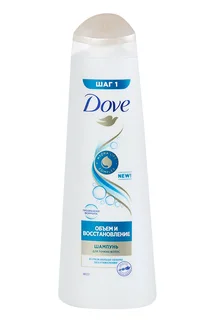 Шампунь Dove для тонких волос объем и восстановление женский 380 мл