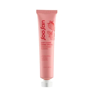 Soosan Soft Care Hand Cream Strawberries Pudding Увлажняющий крем для рук с ароматом клубники 50 мл