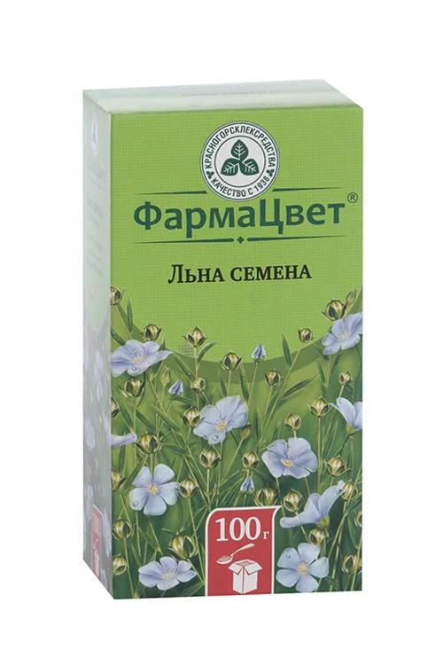 Льна посевного семена семена 100 г