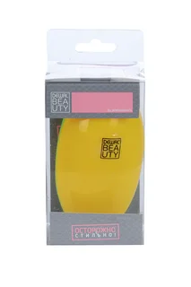 Щетка массаж Dewal Beauty для легкого расчес волос овальная желто-зелен DBT-03