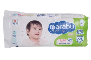 Трусики-подгузники Marabu XXL (15+ кг) 34 шт