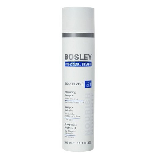 Шампунь питательный для истонченных неокрашенных волос 300 мл (Bosley, BosRevive)