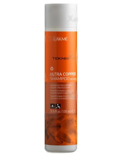 Ultra copper Шампунь для поддержания оттенка окрашенных волос "Медный" 100 мл (Lakme, Teknia)