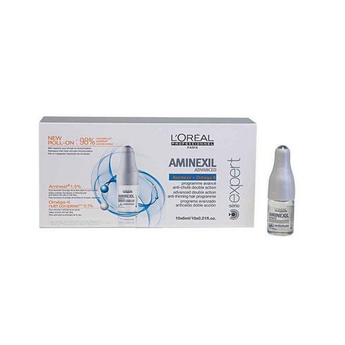 Ампулы ExperAminexil Advanced против выпадения волос 10*6 мл (Loreal Professionnel, Aminexil Advanced)