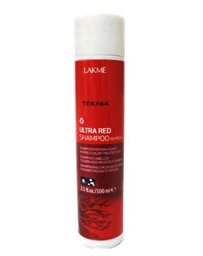 Ultra red Шампунь для поддержания оттенка окрашенных волос "Красный" 100 мл (Lakme, Teknia)