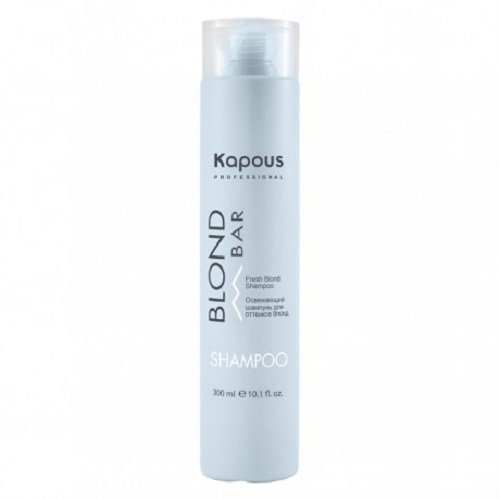 Освежающий шампунь для волос оттенков блонд 300 мл (Kapous Professional, Blond Bar)