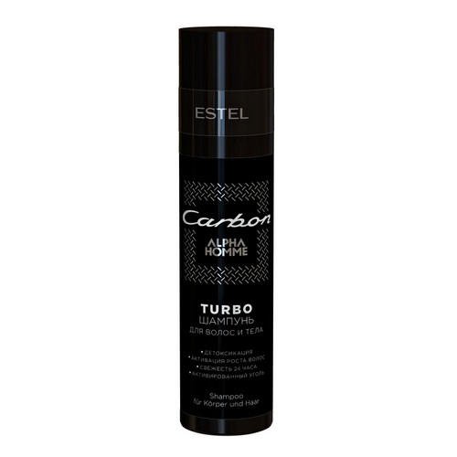 Turbo-шампунь для волос и тела Carbon Alpha homme, 250 мл (Estel, Alpha homme)