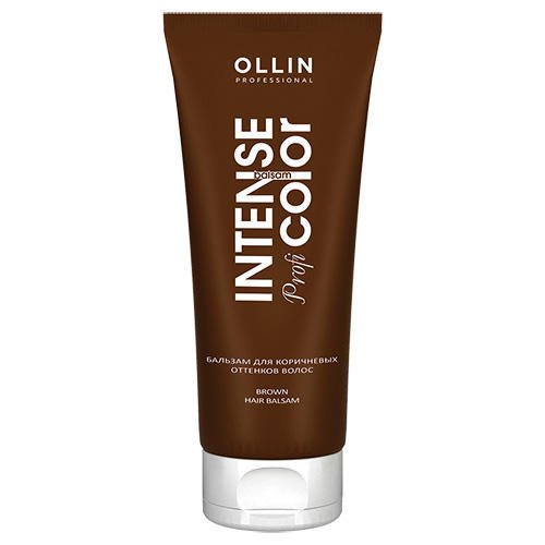 Бальзам для коричневых оттенков волос Brown hair balsam, 200 мл (Ollin Professional, Intensive)