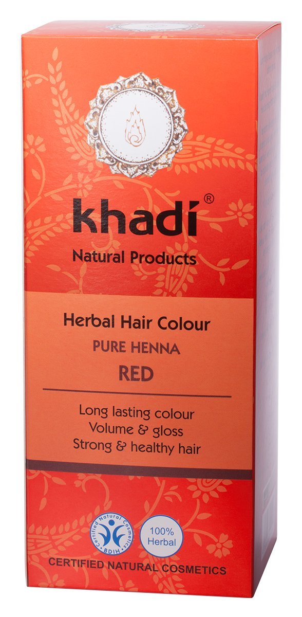 Растительная краска для волос «хна красная» 100 г (Khadi, Для волос)