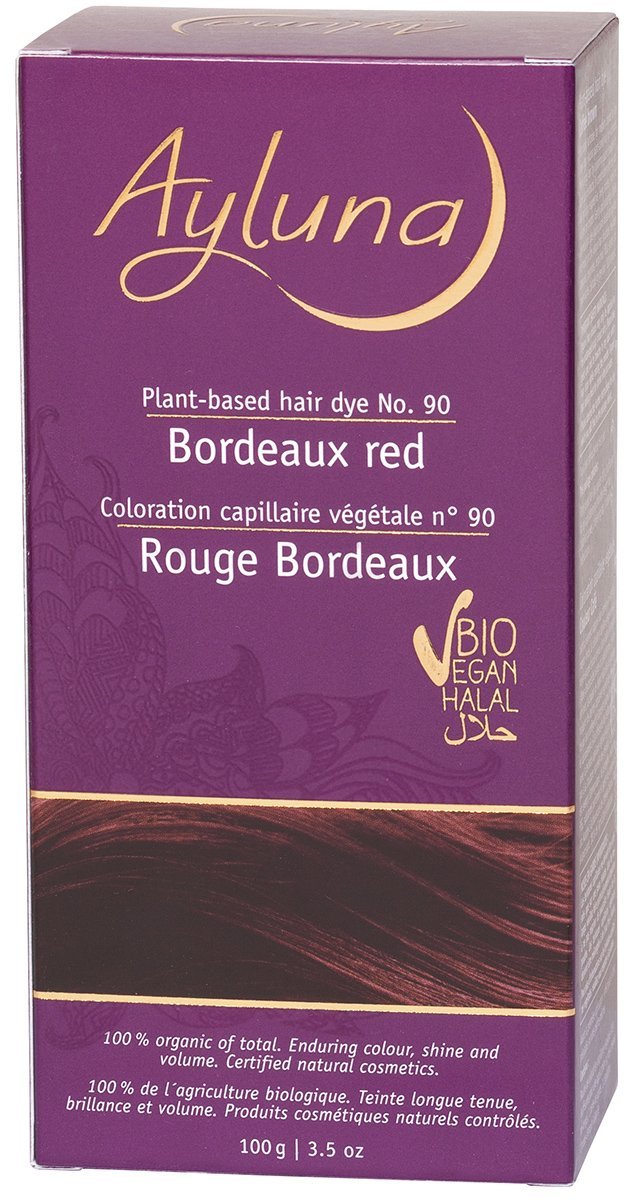 Краска для волос №90 "бордо-красный" растительная 100 гр (Ayluna, Для волос)