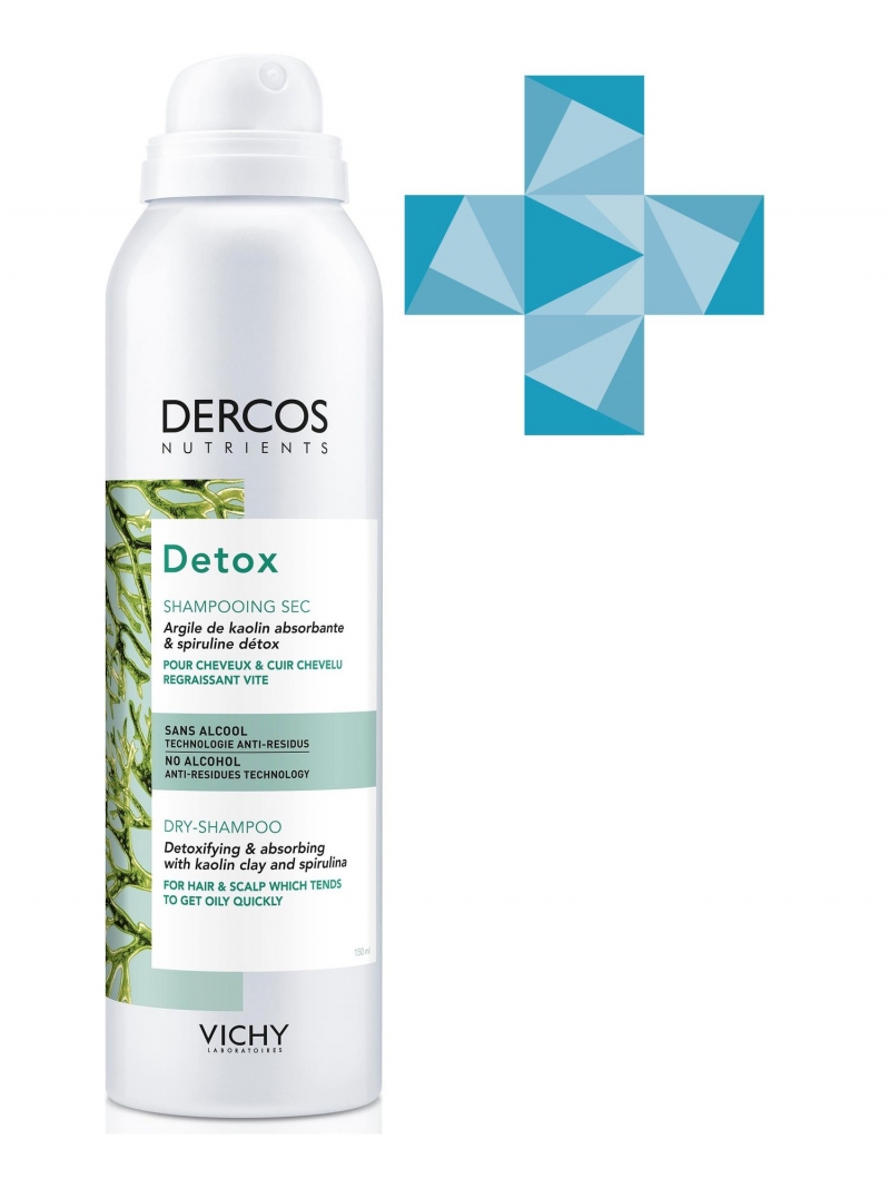 Detox Сухой шампунь Dercos Nutrients 150 мл (Vichy, Dercos Nutrients)