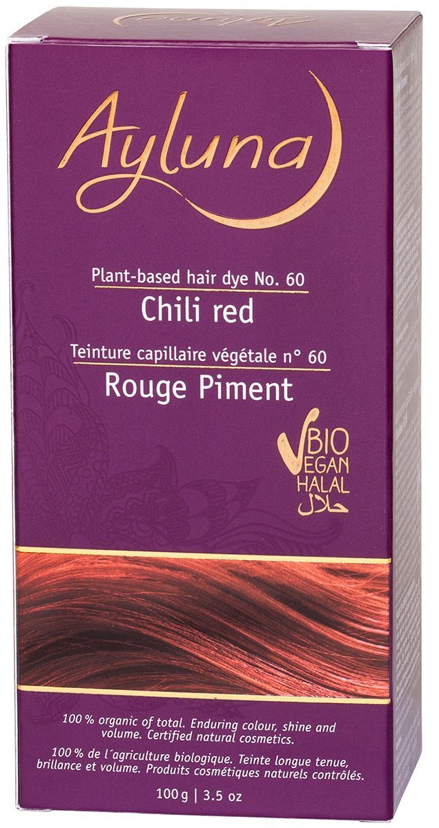 Краска для волос № 60 "красный чили" растительная 100 гр (Ayluna, Для волос)