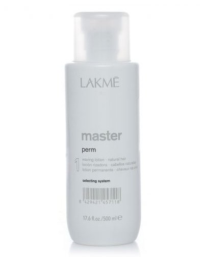 Master perm selecting system "1" Waving lotion Лосьон для нормальных волос 500 мл (Lakme, Master)