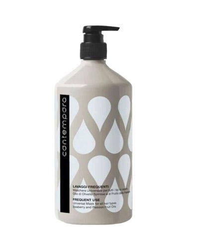 Маска универсальная для всех типов волос с маслом облепихи и маслом маракуйи 1000 мл (Barex, Contempora)